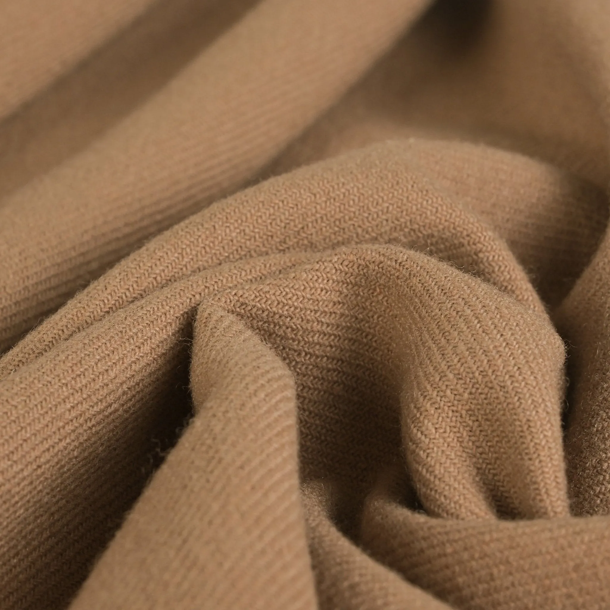 Dark Camel Twill Fabric 2593