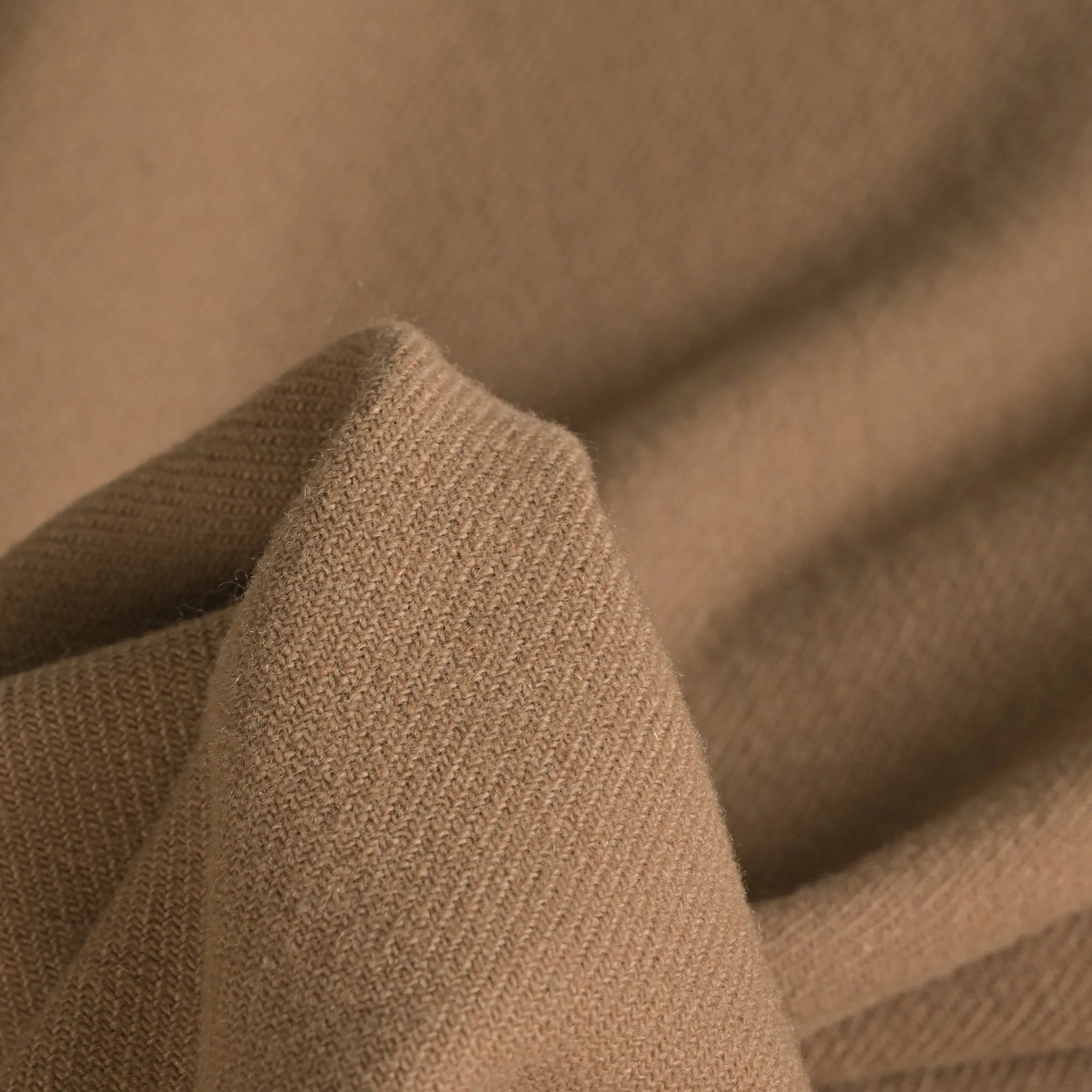 Dark Camel Twill Fabric 2593