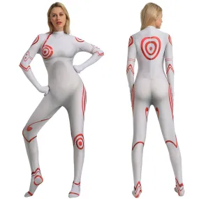 Deadman Wonderland Shiro Cosplay Costume Zentai Bodysuit for Halloween Party