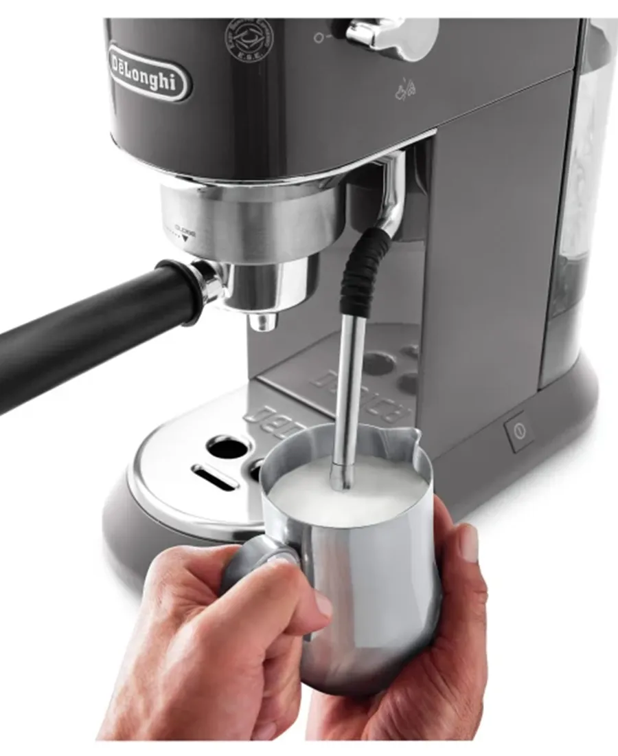 Dedica Arte Manual Espresso Coffee Maker | Grey