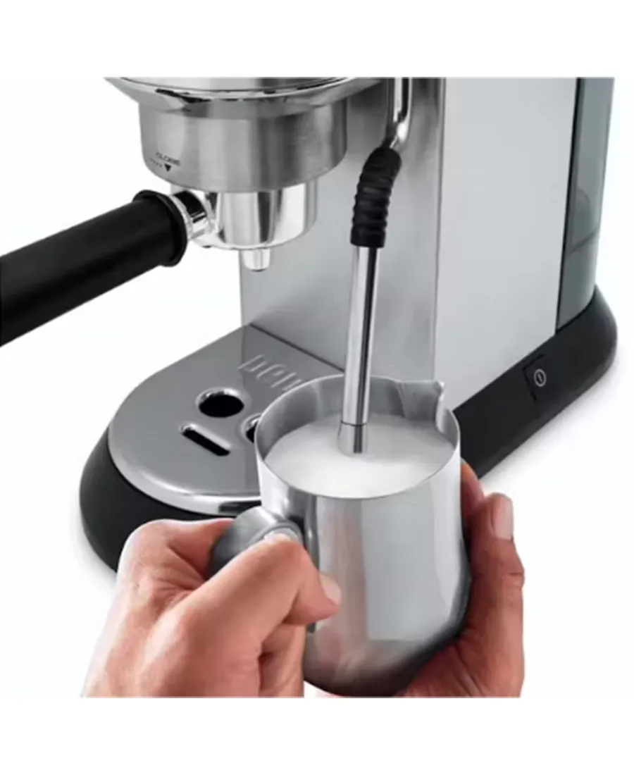 Dedica Arte Manual Espresso Coffee Maker | Stainless Steel