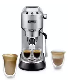 Dedica Arte Manual Espresso Coffee Maker | Stainless Steel