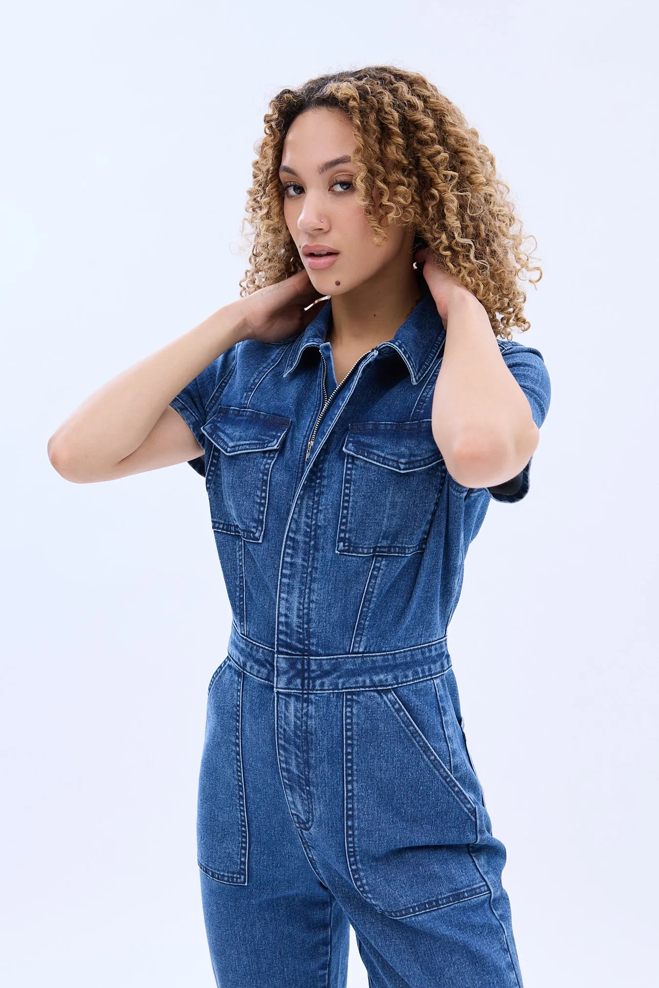 Denim Jumpsuit