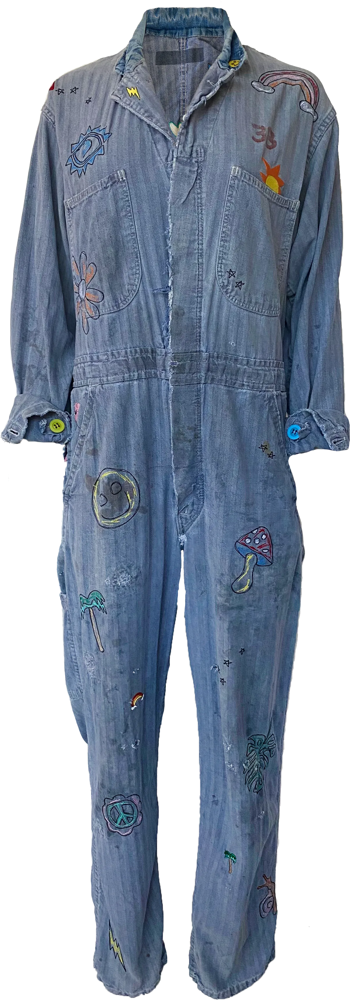 Denim Railroad Vintage Jumpsuit