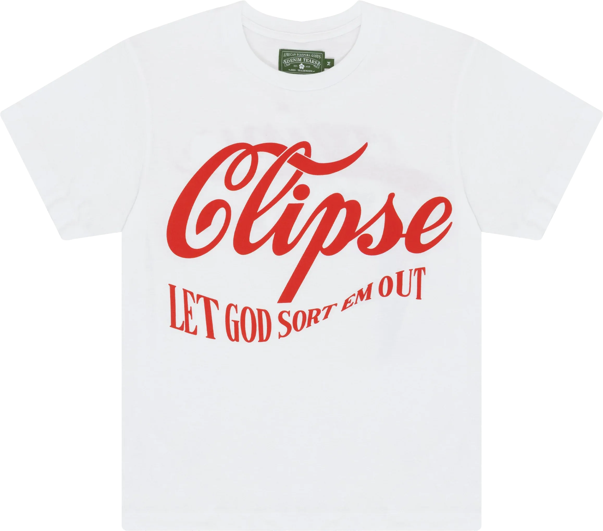 Denim Tears x Clipse 25th Anniversary White Tee