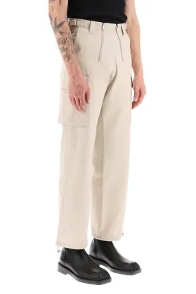 double zip cargo pants