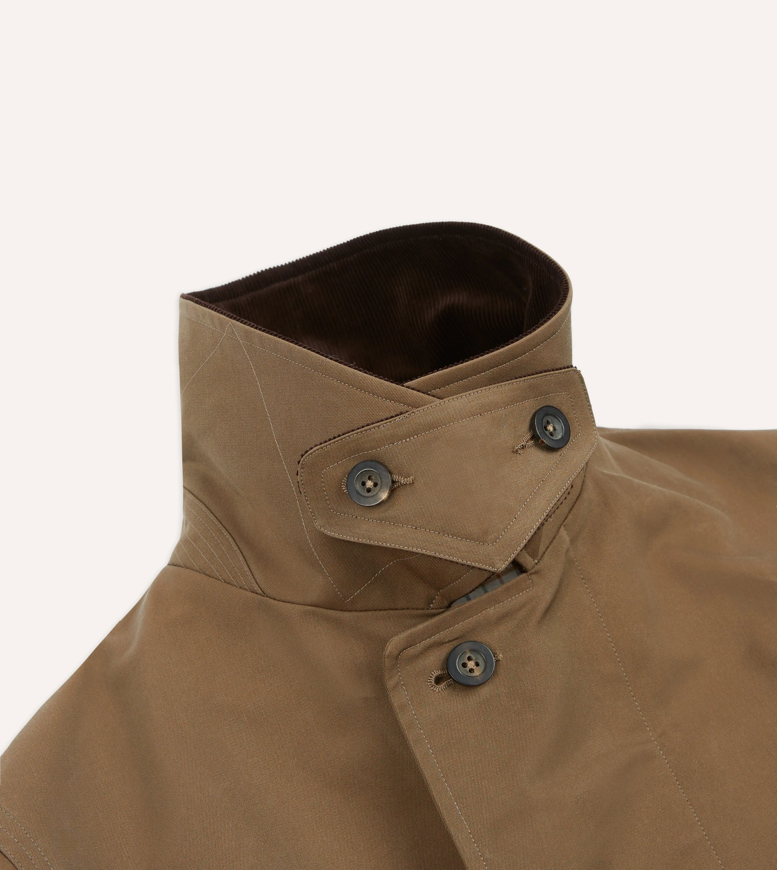 Drake's for Permanent Style Tan Rider's Raincoat