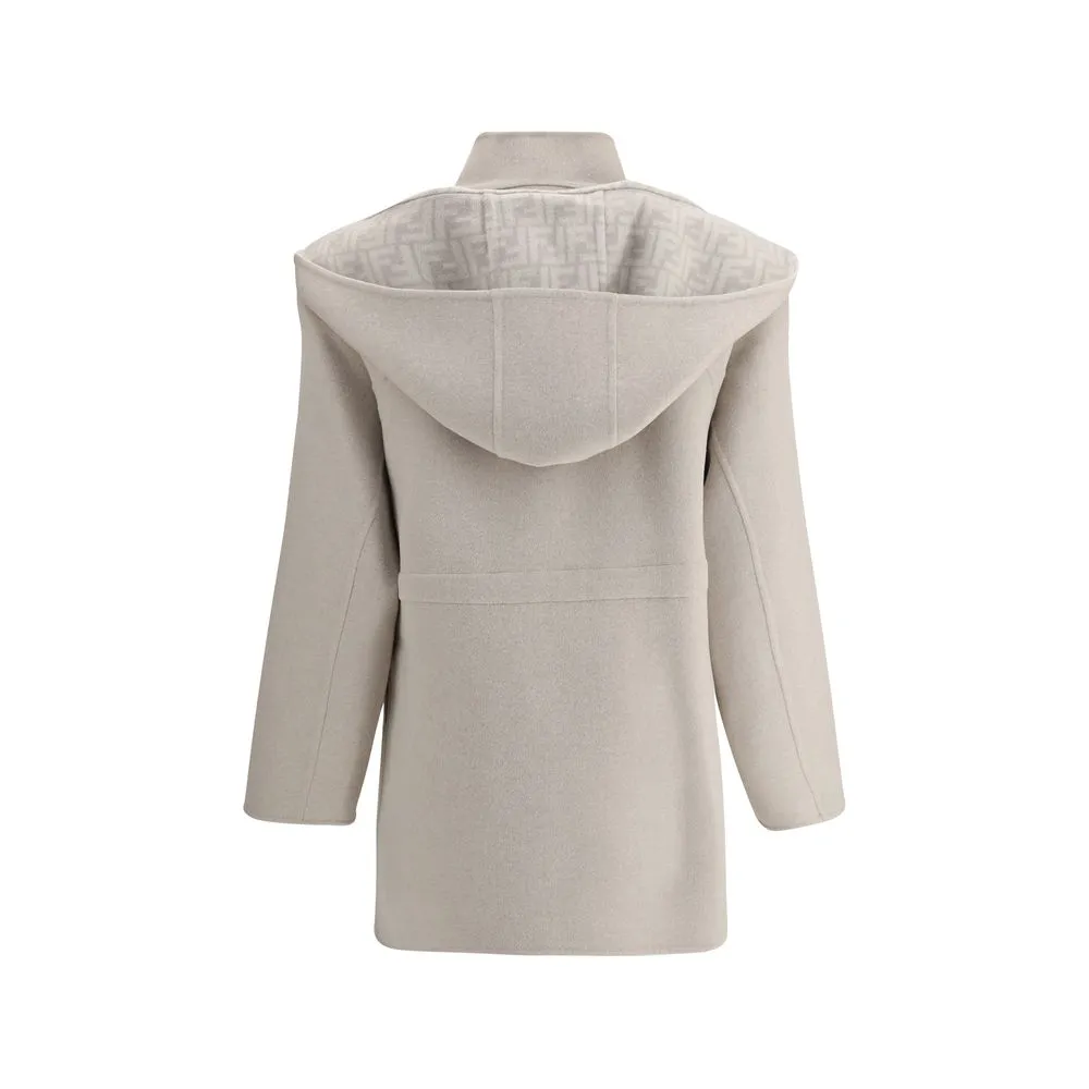 Fendi Wool Coat with removable hood