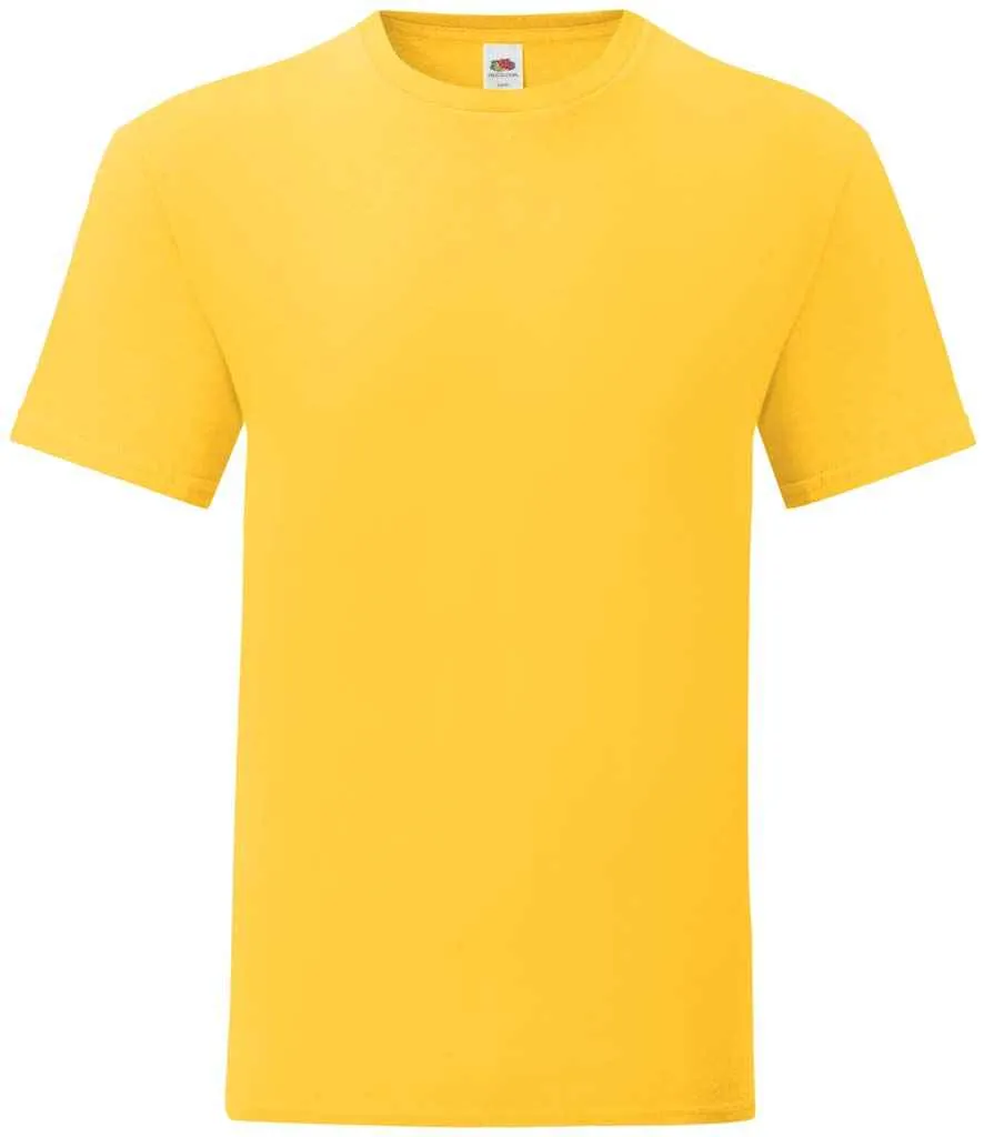 Fruit of the Loom Iconic 150 T-Shirt - Green, Orange, Yellow