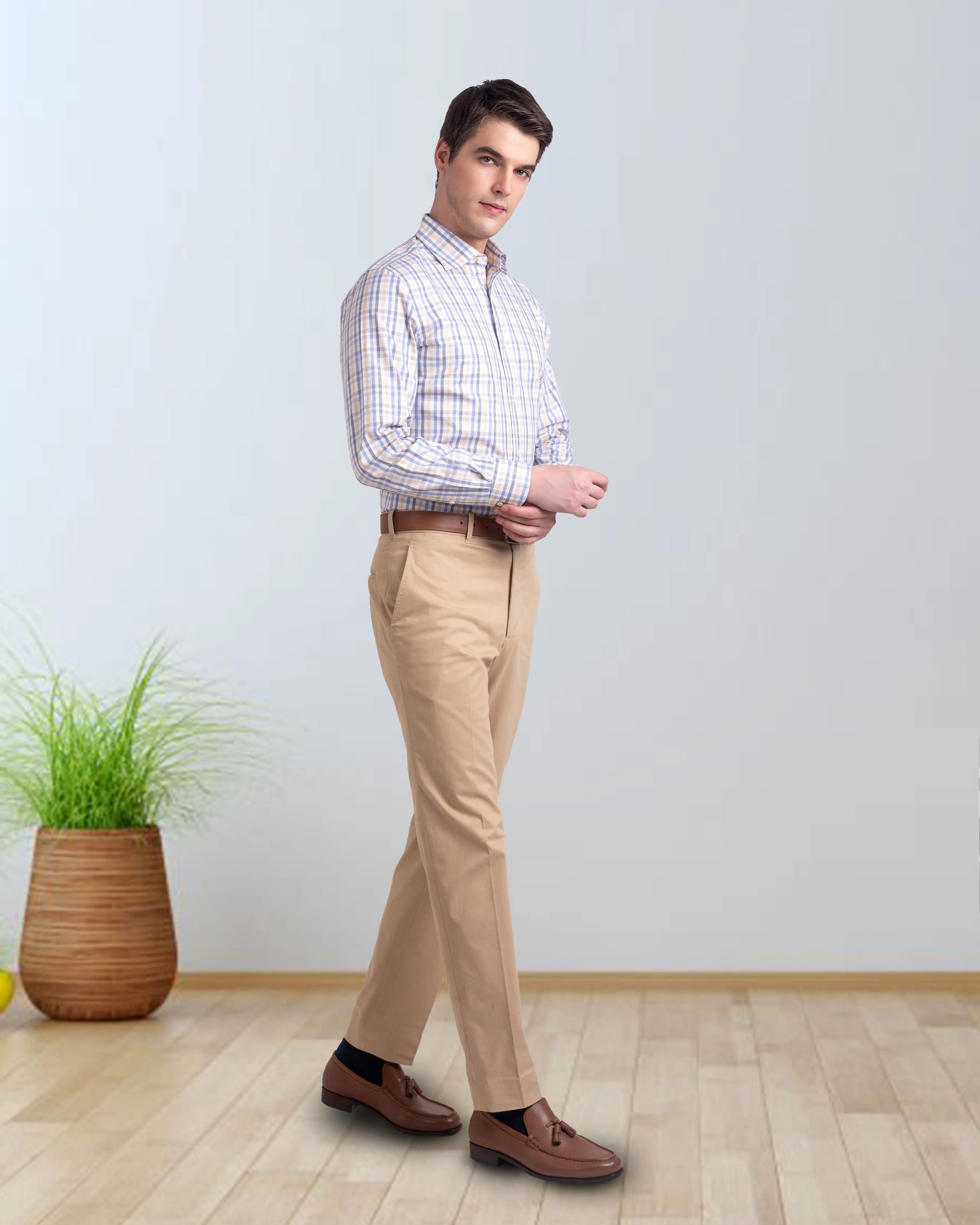 Genoa Beige Dress Pant