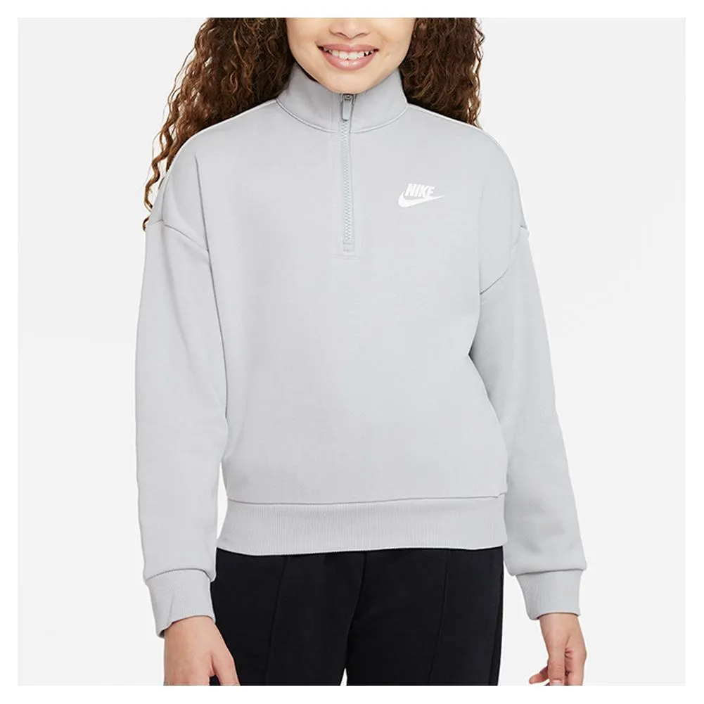 Girls' Sportswear Club Fleece 1/2-Zip Top