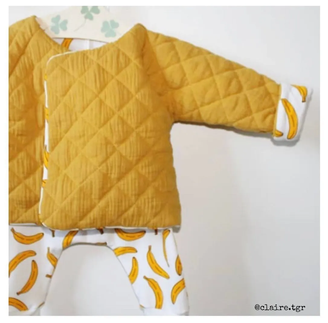 Grand'Ourse Cardigan & Jacket Sewing Pattern - Baby 6M/4Y - Ikatee