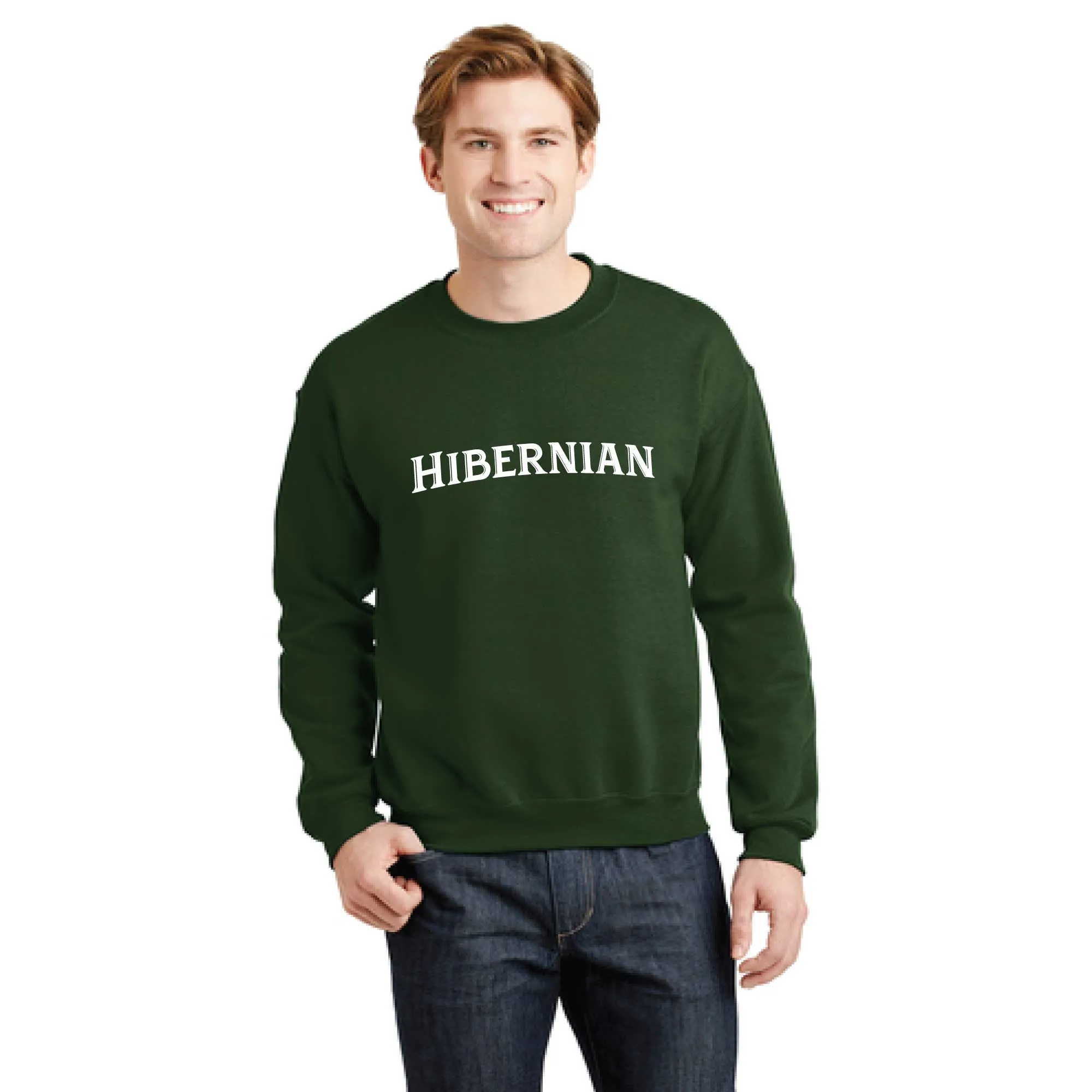 Hibernian Crewneck Sweatshirt - 8oz 50/50 Blend