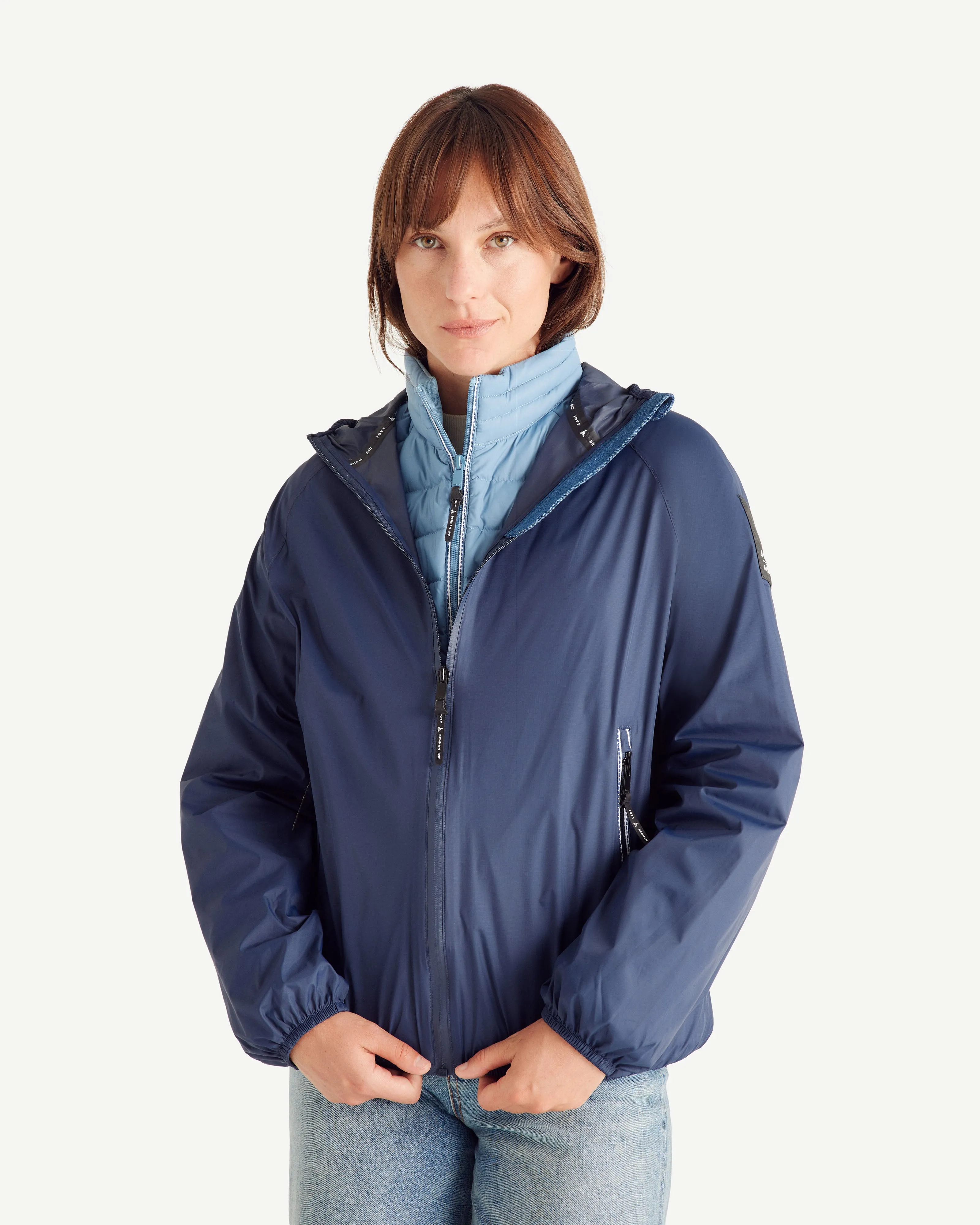 Imperméable paquetable Marine Fluid WNW JOTT x DENHAM