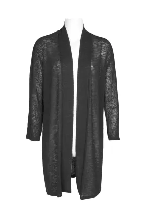 Kasper Open Front Dolman Sleeve Duster Onion Skin Jacket