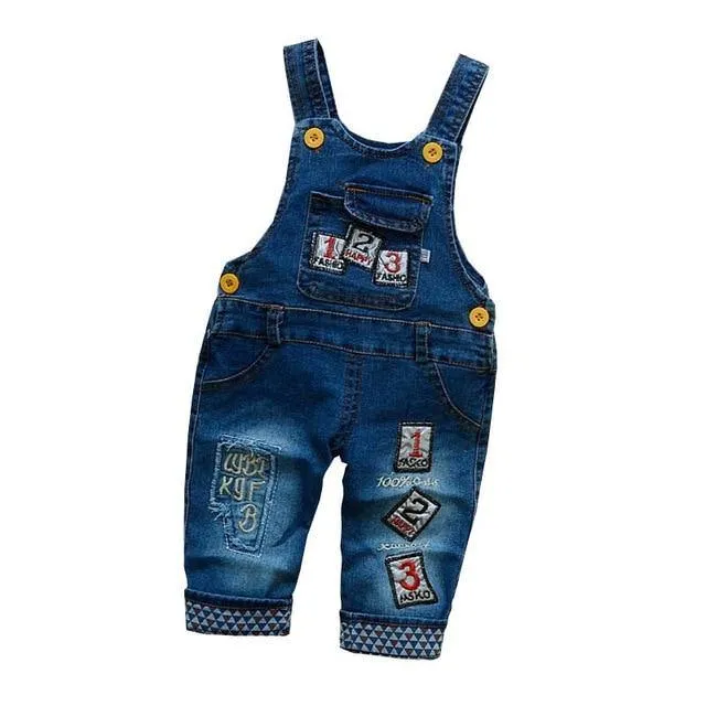 Kids Denim Pants Toddler  Jeans Jumpsuit Clothes