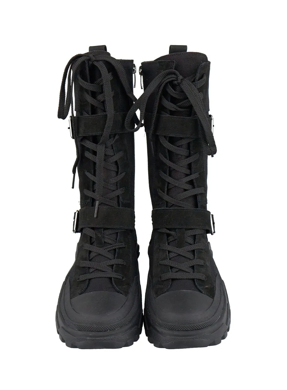 Lace-Up Chunky Boots OU404