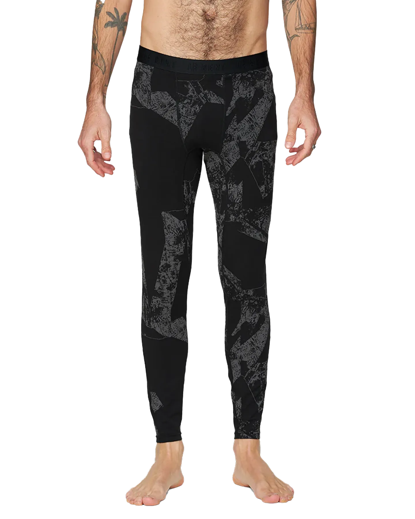 Le Bent Men's Fractal Lightweight Bottom - Black