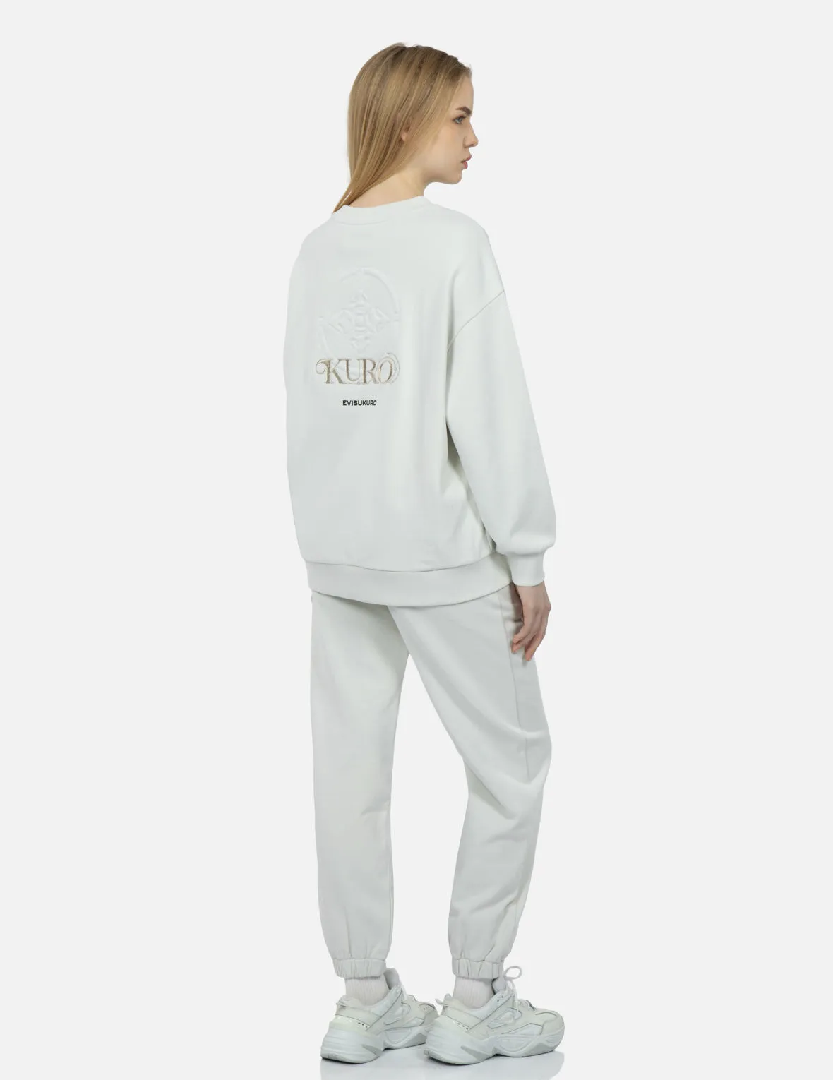 Logo and Seagull Embroidery Sweatpants