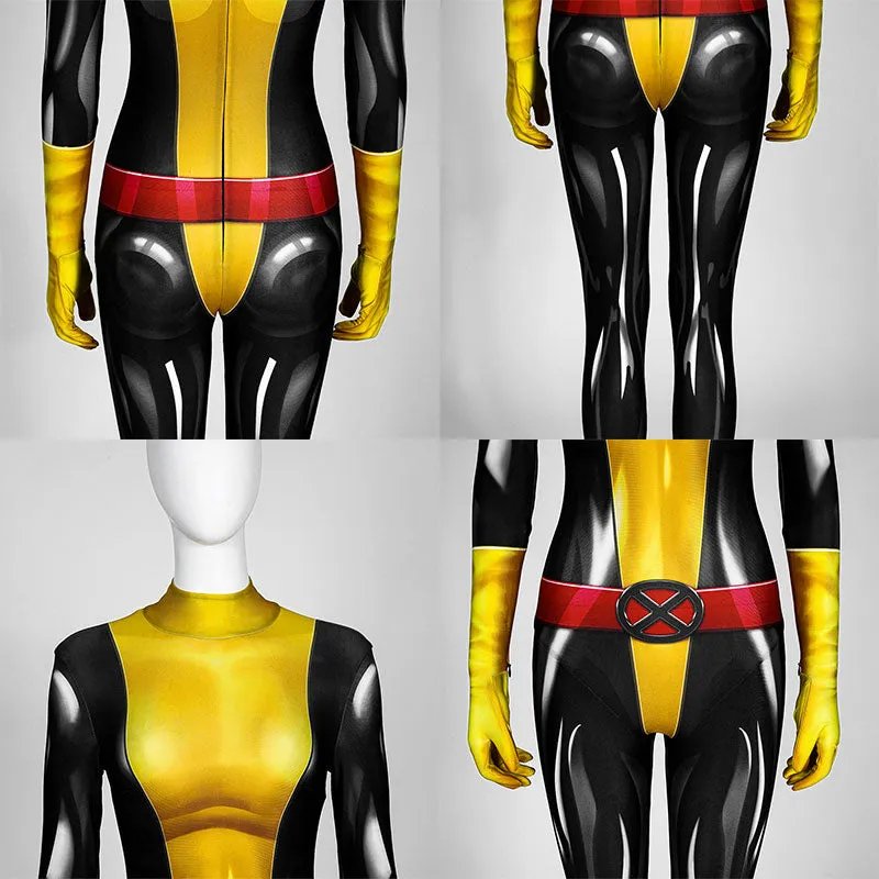 Marvel Comics X-Men Kitty Pryde Shadowcat Jumpsuit Cosplay Costume