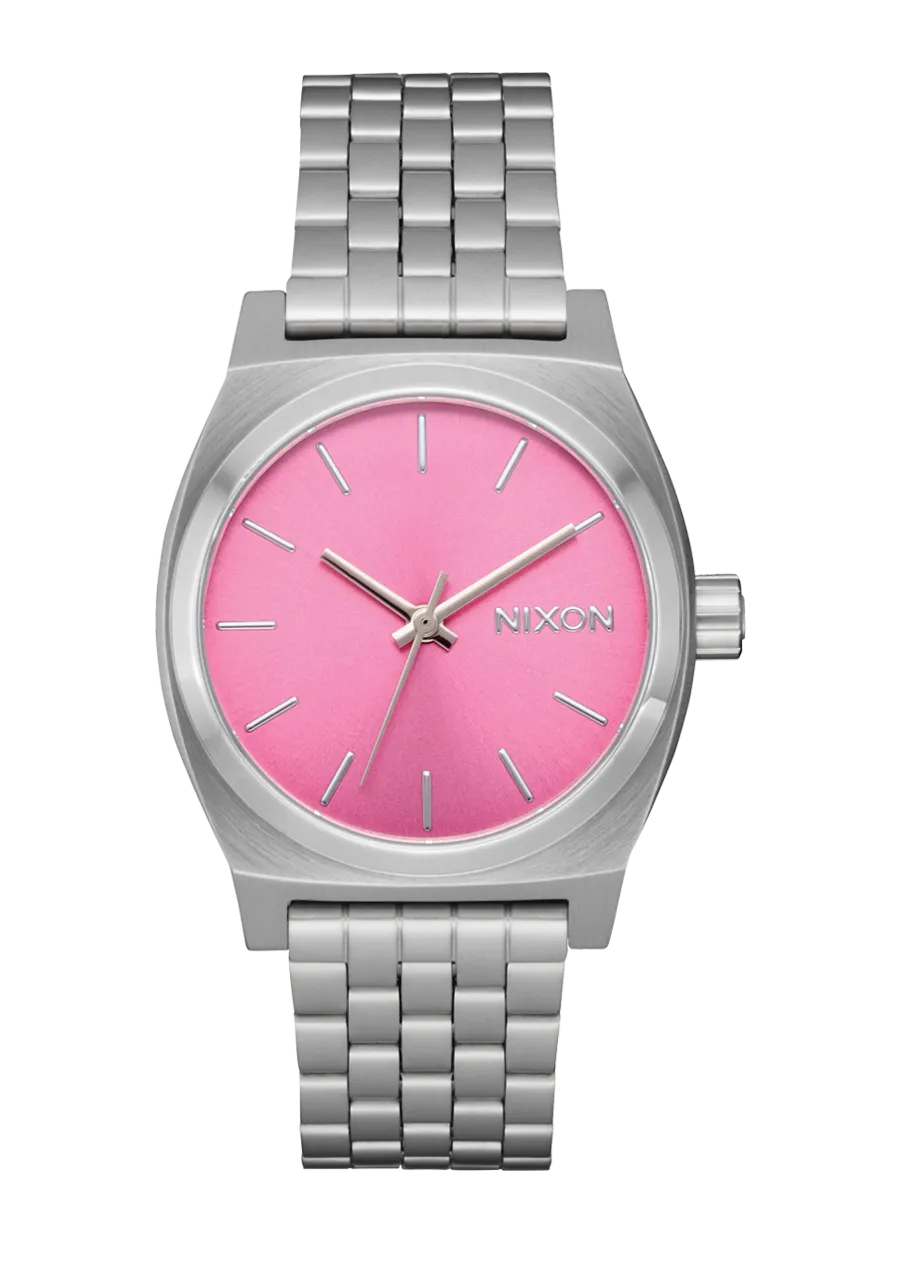 Medium Time Teller - Silver / Pink