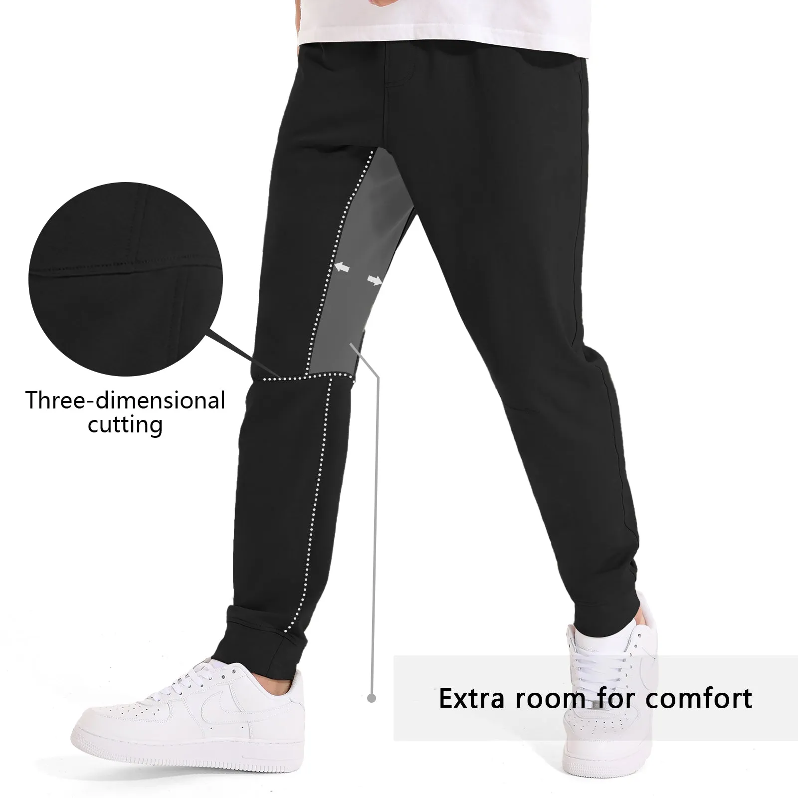 Men's 28'' Casual Cotton Sweatpants Track Pants