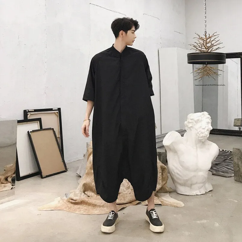 Men's Jumpsuit With Pockets