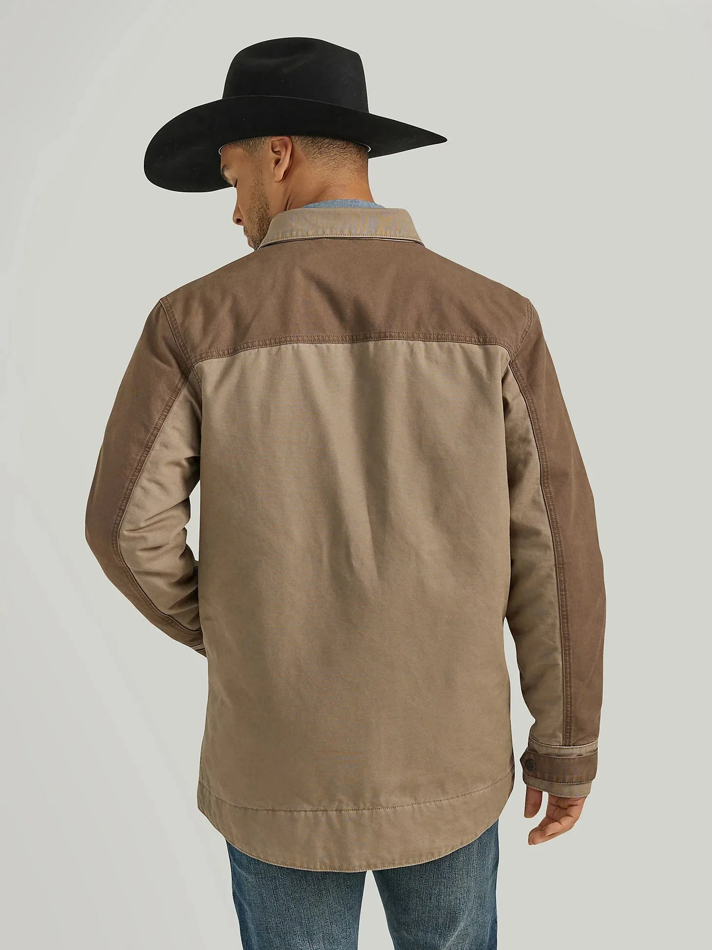 Men's Wrangler Sandstone Canvas Chore Coat