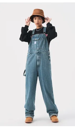 MessAgeLab-Women's vintage workwear denim jumpsuit