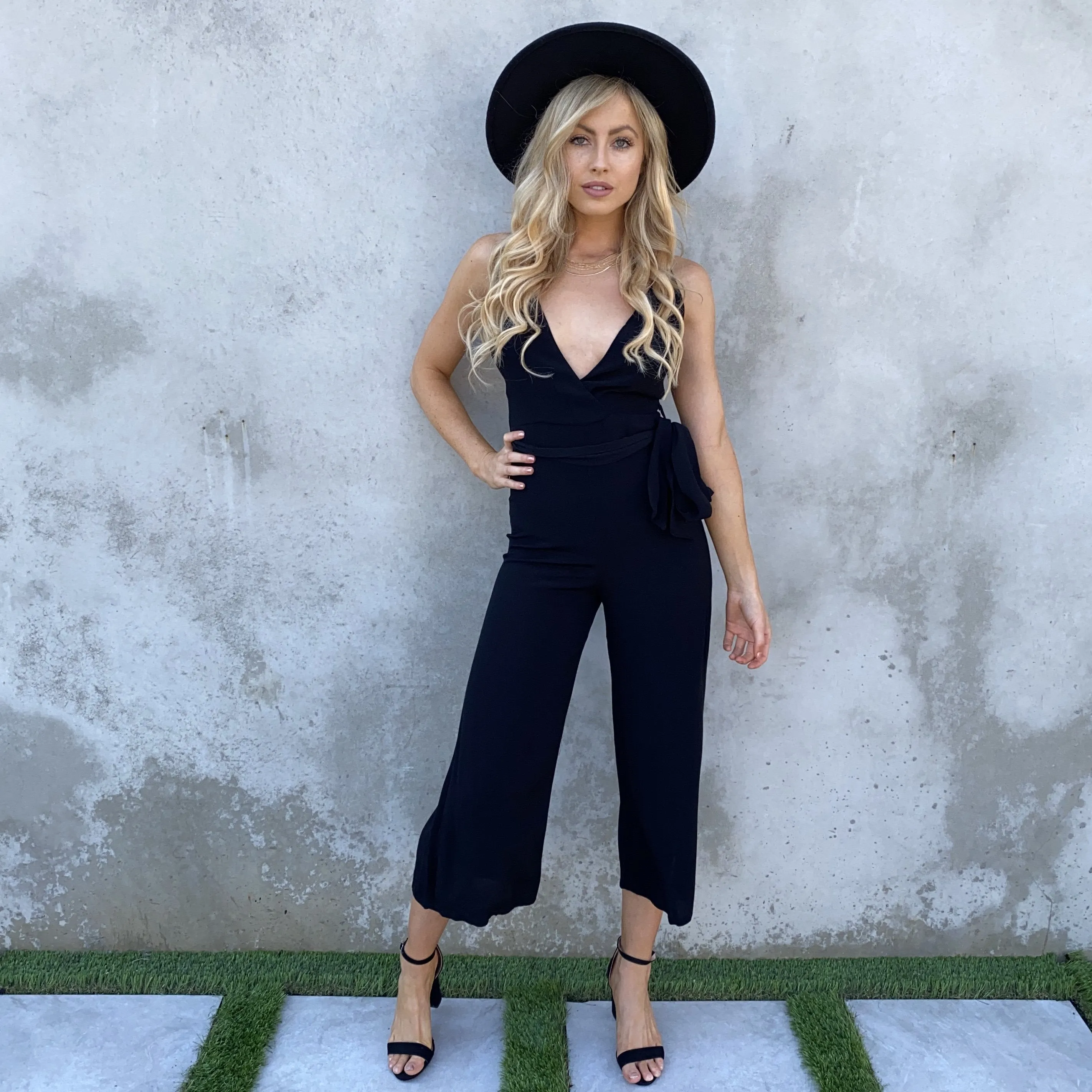 Midnight Affair Black Jumpsuit