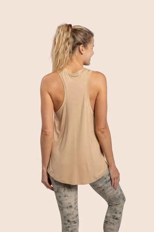 Mono B Raw Edge Tank Top