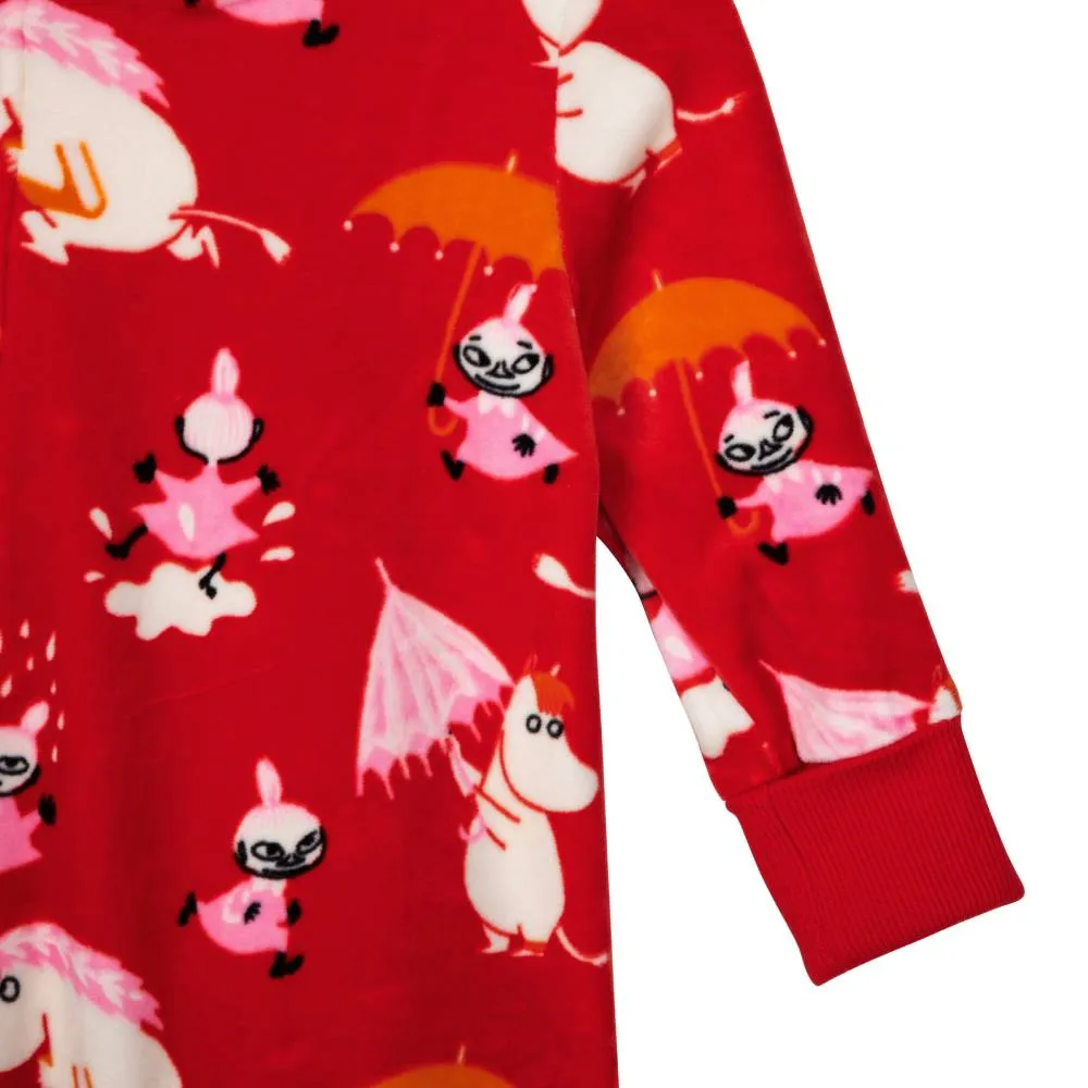 Moomin Rainy Day Jumpsuit Red - Martinex