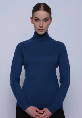 MORAY CASHMERE~ Haymarket cashmere turtleneck