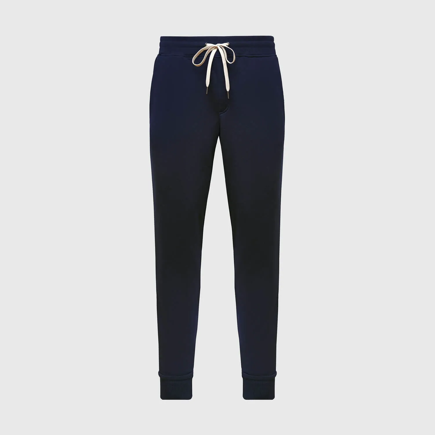 Navy Fleece French Terry Joggers