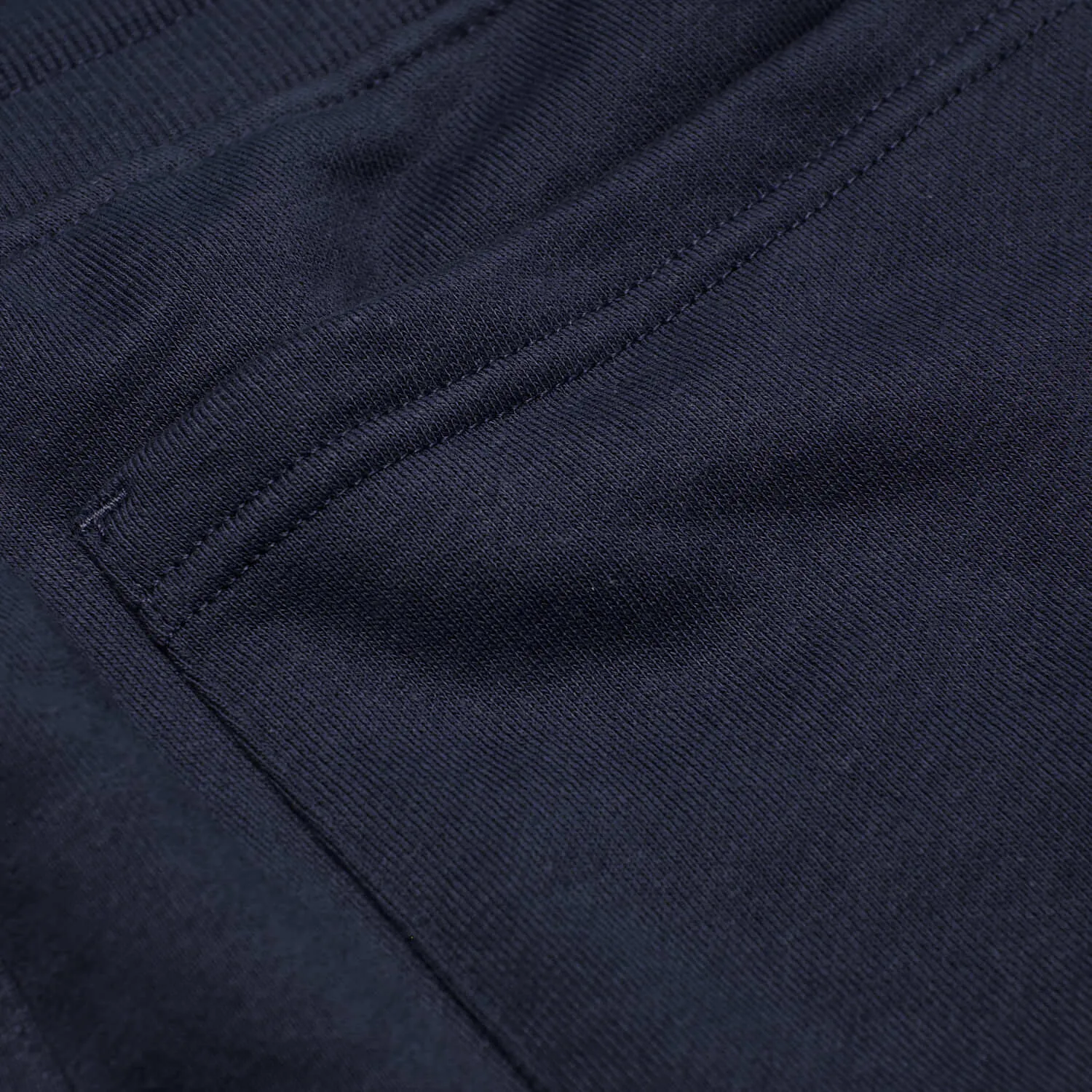 Navy Fleece French Terry Joggers