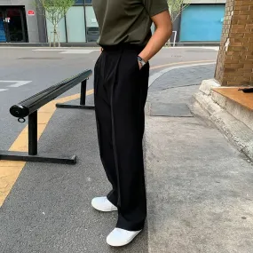 OH Essential Pleated Bootcut Pants