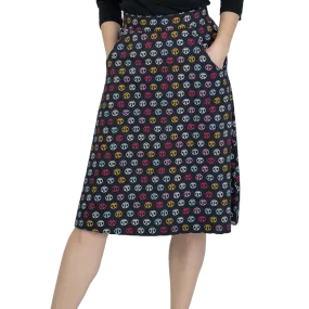 Pi Icon A-Line Skirt [FINAL SALE]