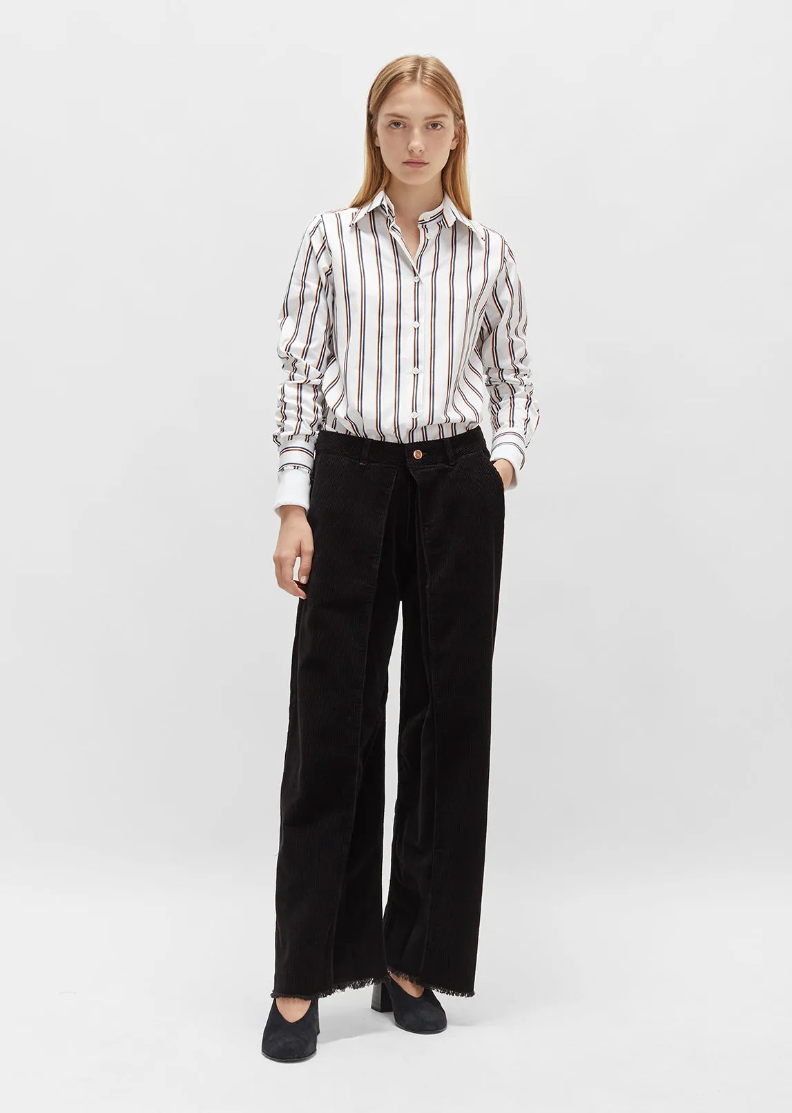 Pleated Corduroy Pant