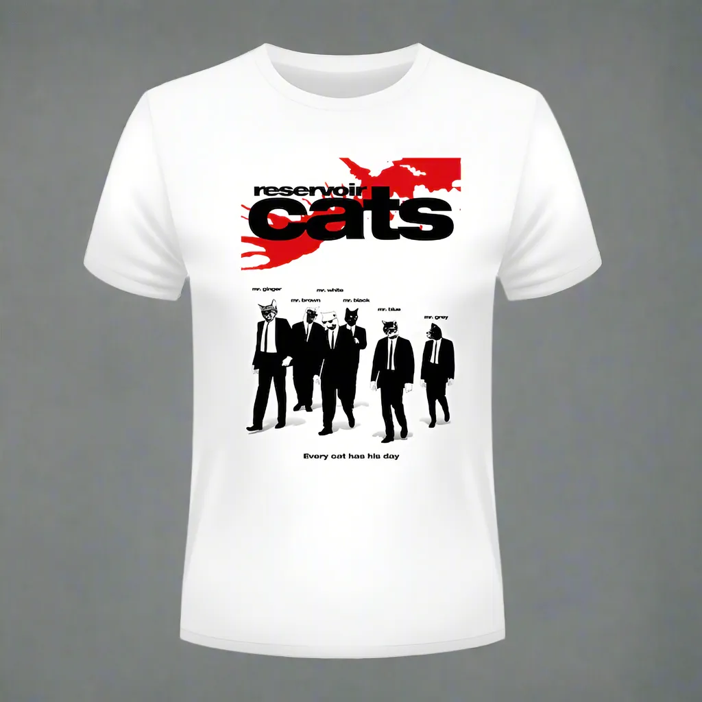 Reservoir Cats Quentin Tarantino Movie Inspired T-shirt