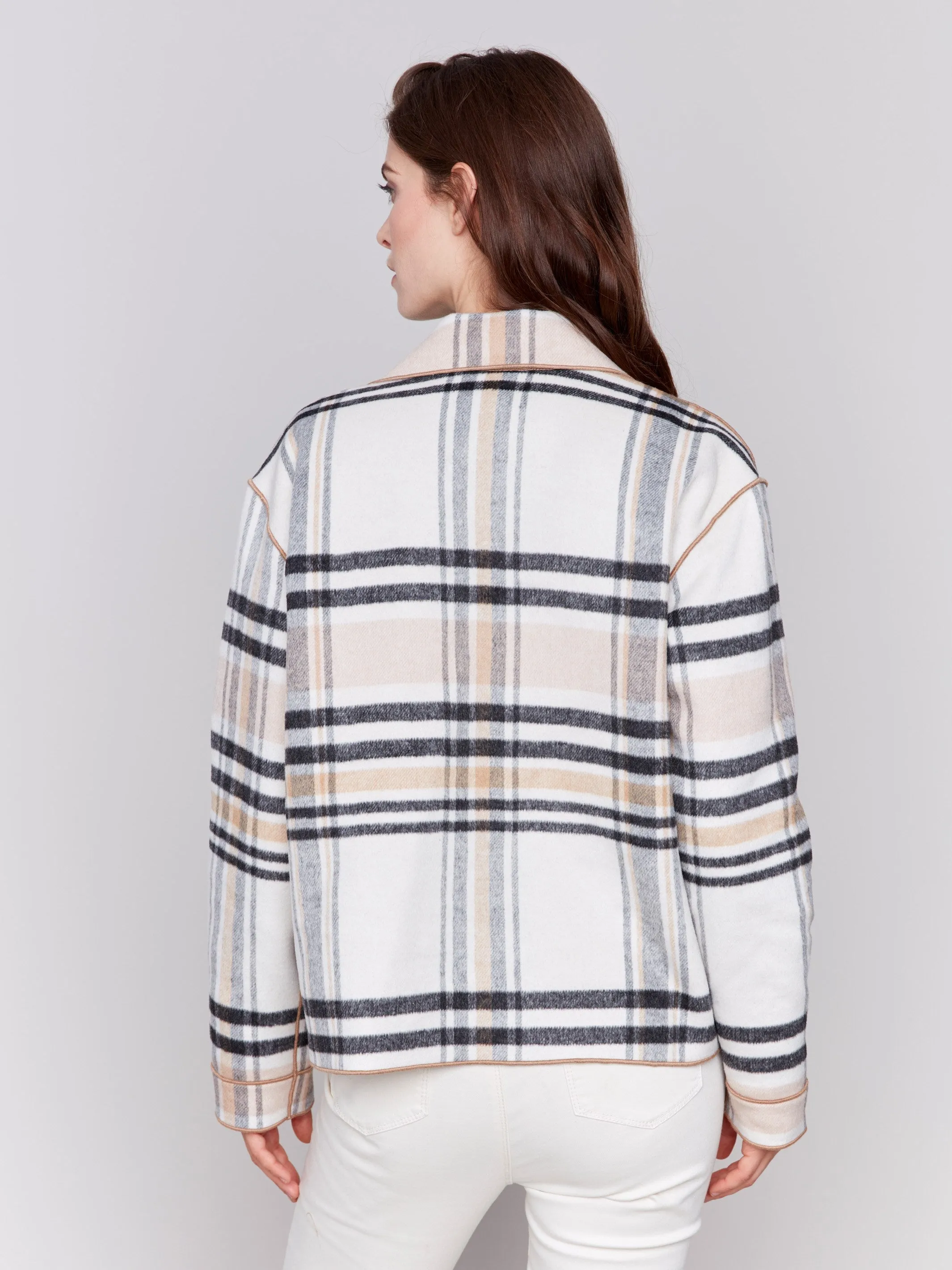 Reversible Plaid Jacket - Quartz