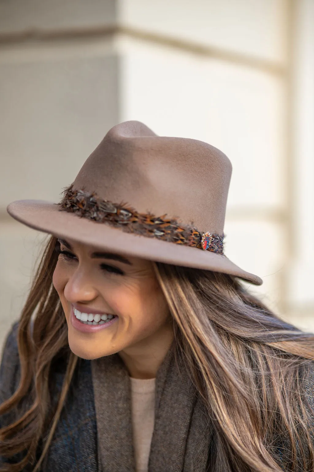 Richmond Ladies Fedora In Mink