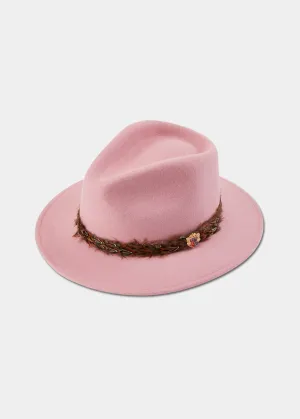 Richmond Ladies Fedora In Pink