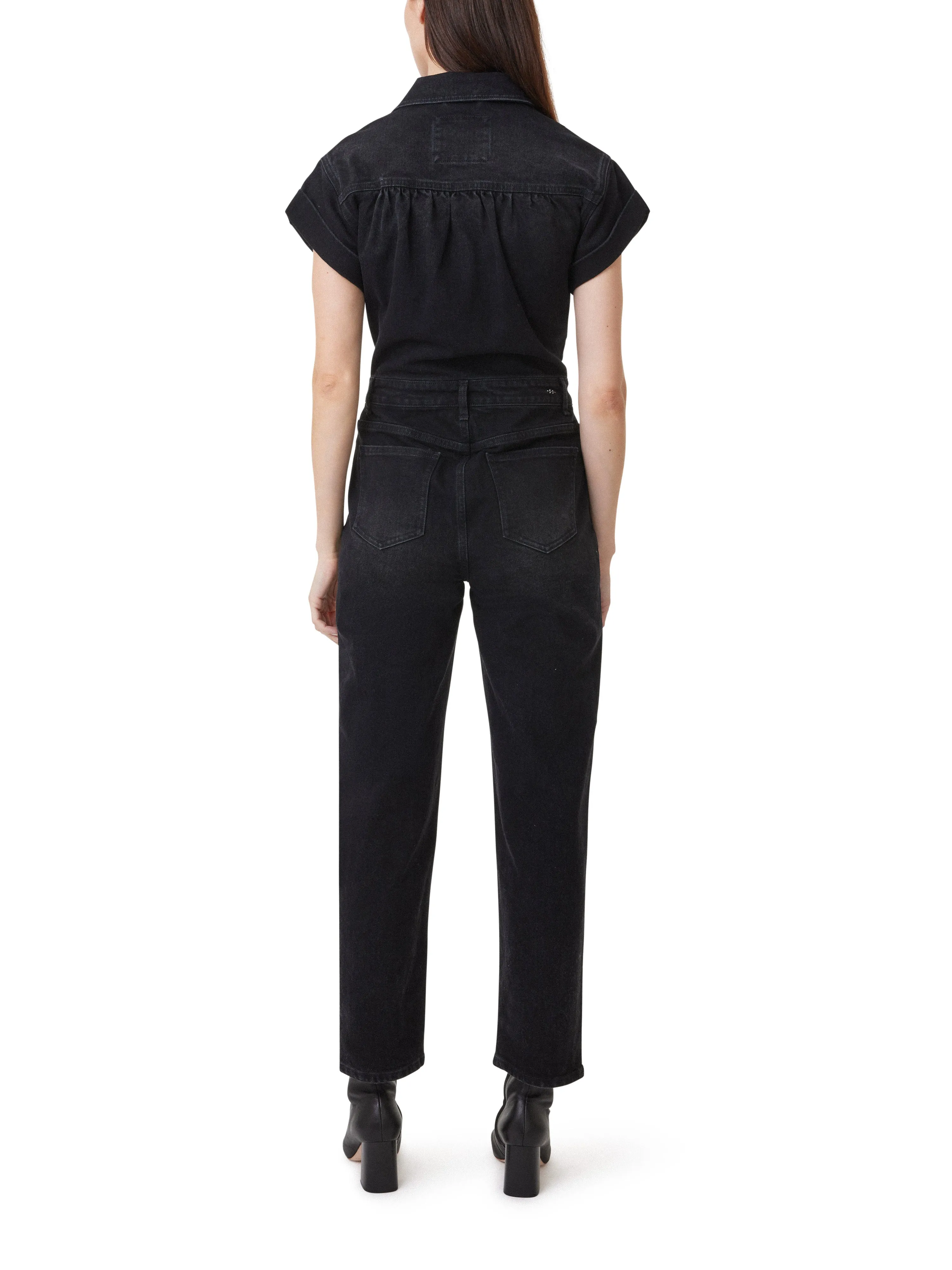 Rolled Sleeve Jumpsuit