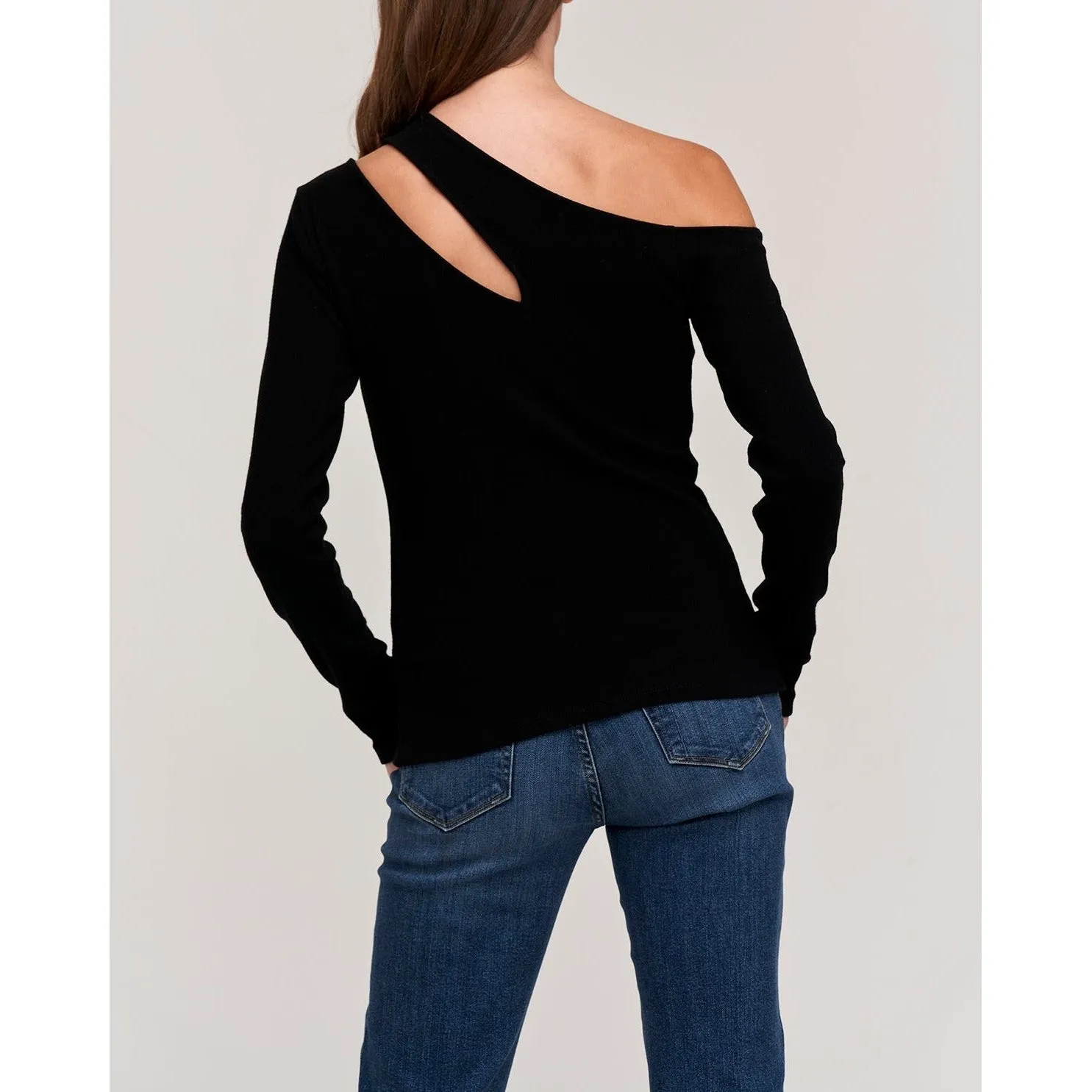 Rosalina Cut Out Top - Black.