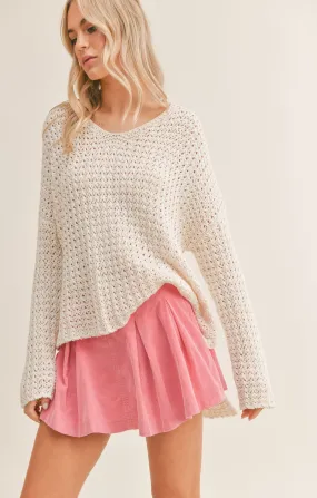 Sadie & Sage Beach Front Knit Sweater