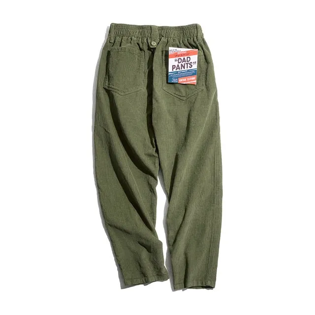 Safari Corduroy Harajuku Pants