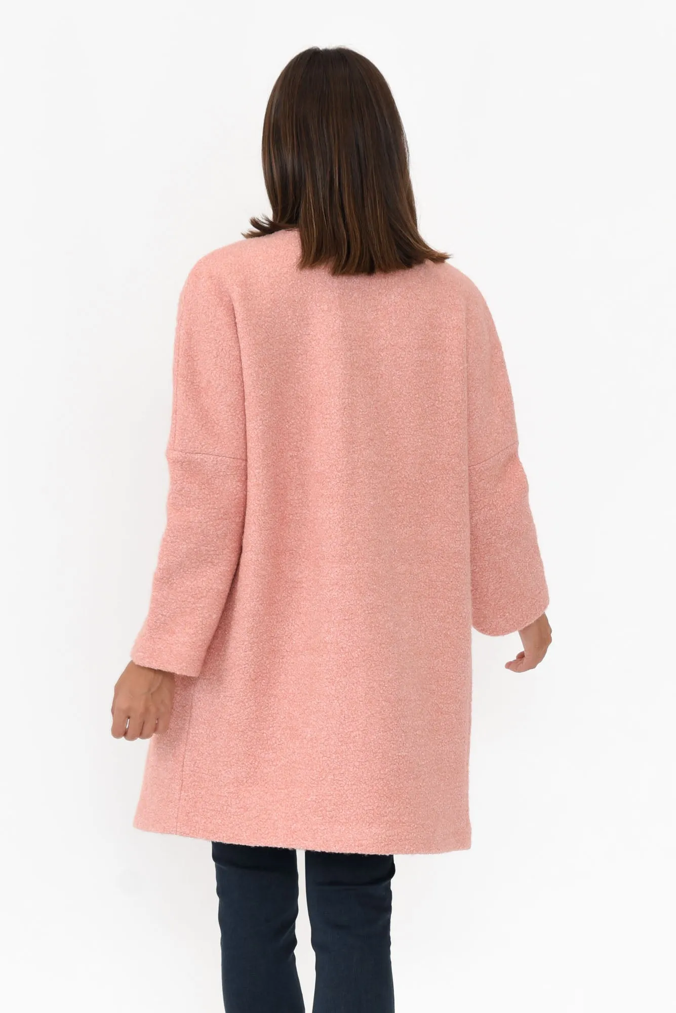 Senseo Winter Peach Wool Blend Coat