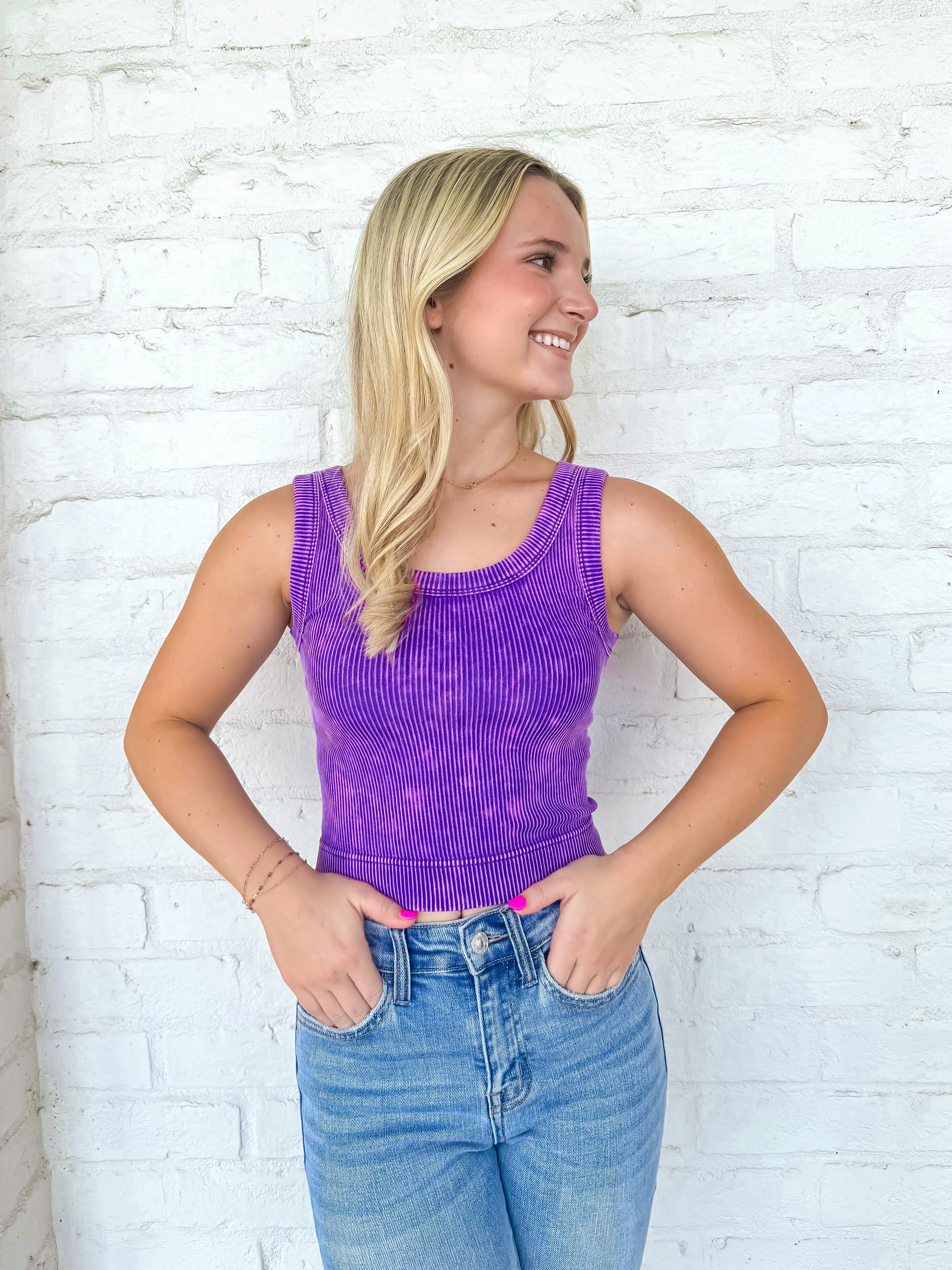 Solid Choice Tank Purple