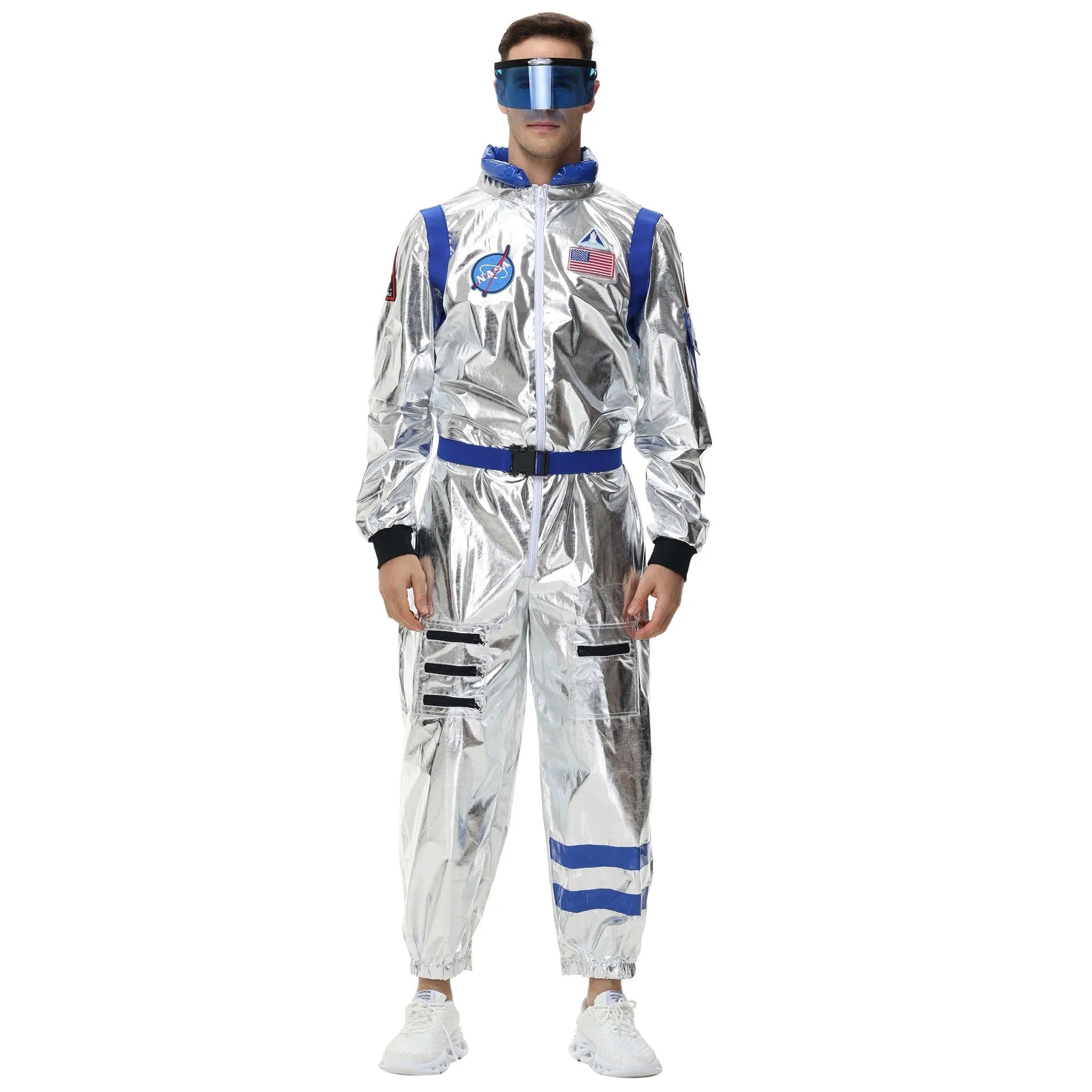 Space Suit Astronaut Couples Costume Carnival Halloween For Women Men