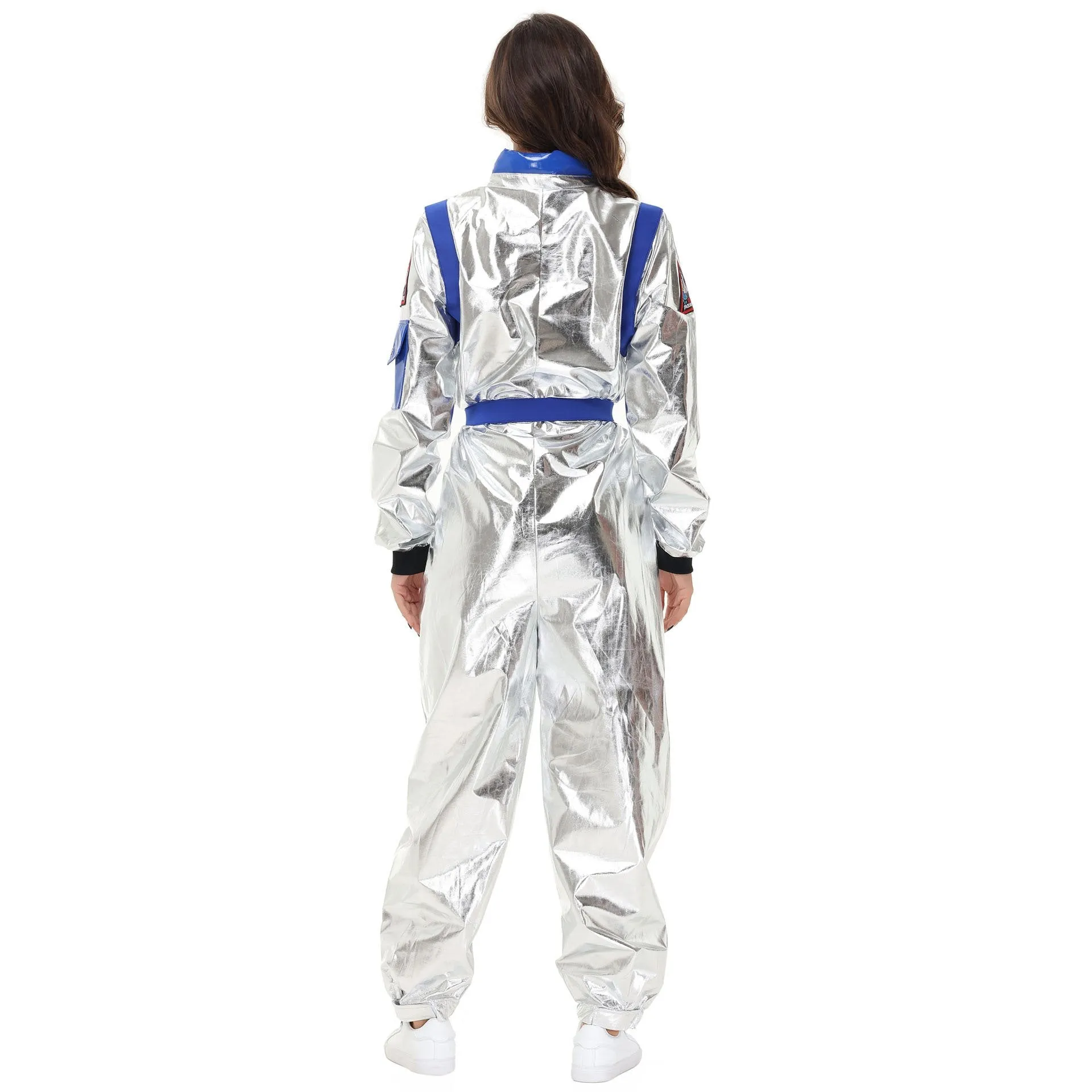 Space Suit Astronaut Couples Costume Carnival Halloween For Women Men